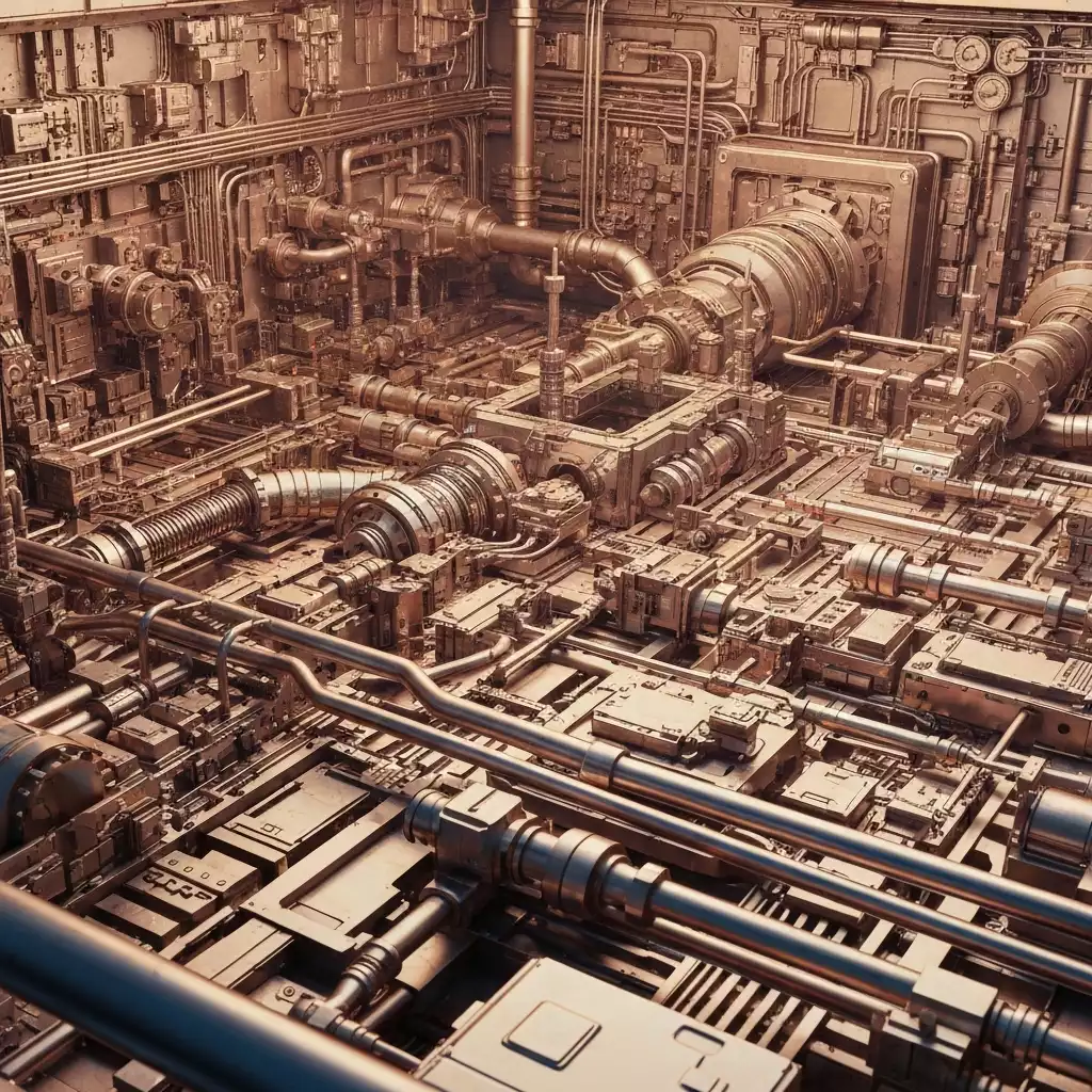 Effervescent cleaning tablet dissolving in a clear glass kettle with water