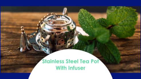 Stainless Steel Tea Pot with Infuser