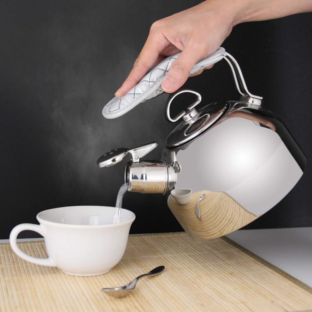 Chantal Enamel On Steel Classic Teakettle (Silver)