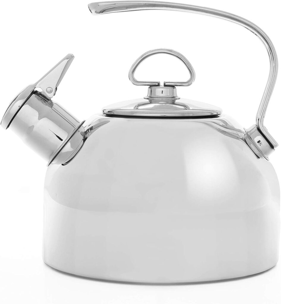 Chantal Enamel On Steel Classic Teakettle (Silver)