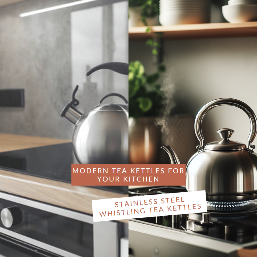 stainless steel whistling tea kettles
