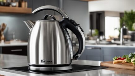 brushed stainless steel kettles