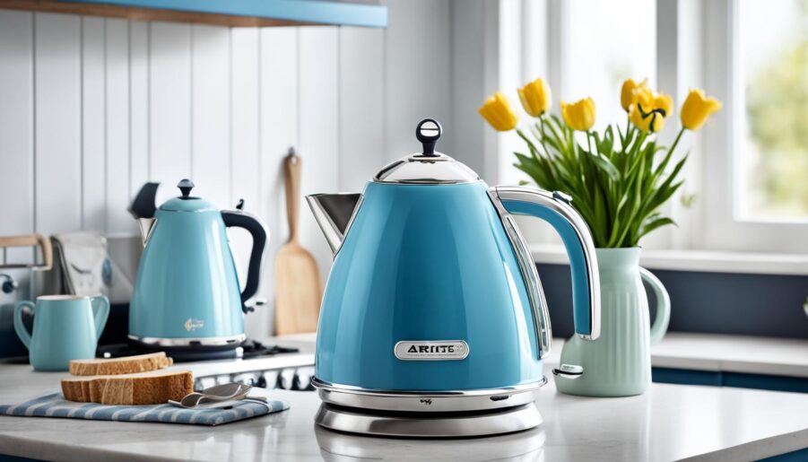 ariete vintage kettle blue