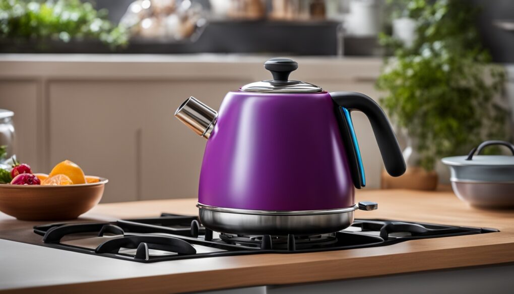 gas kettle with whistle