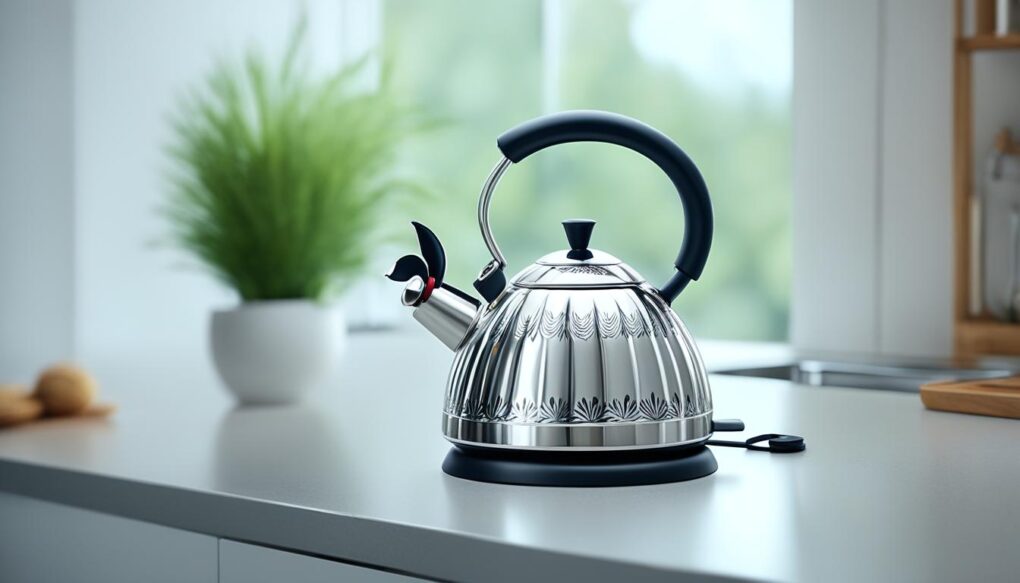 kettle with bird whistle