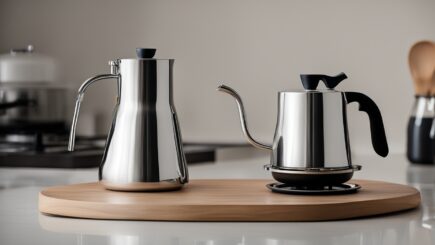 pour over kettle with whistle