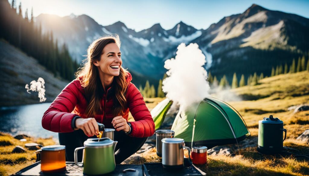 whistle camping kettle practical applications