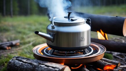 camping kettle for open fire