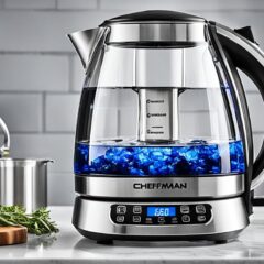 chefman programmable electric glass kettle
