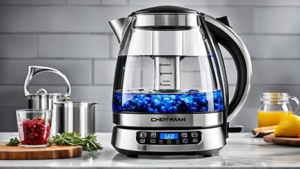 chefman programmable electric glass kettle