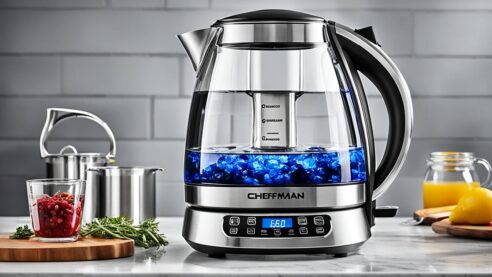 chefman programmable electric glass kettle