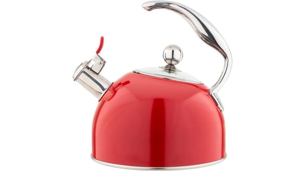 Viking 3 Ply Stainless Steel Whistling Tea Kettle