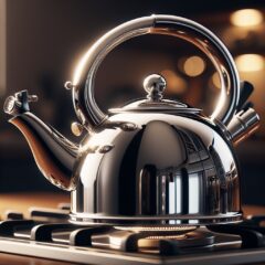 tea kettle auto stop whistling