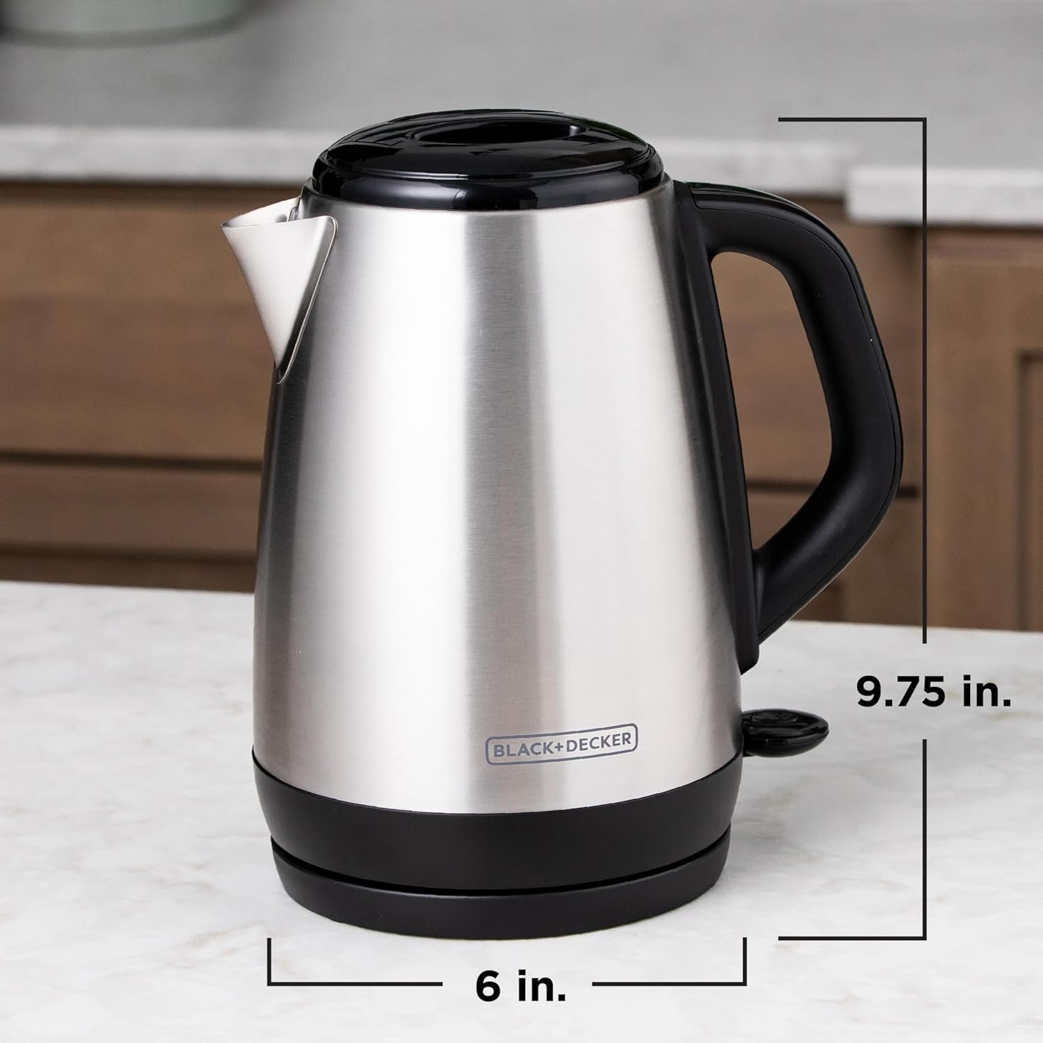 Black & Decker 1.7l Stainless Steel Cordless Electric Kettle ...