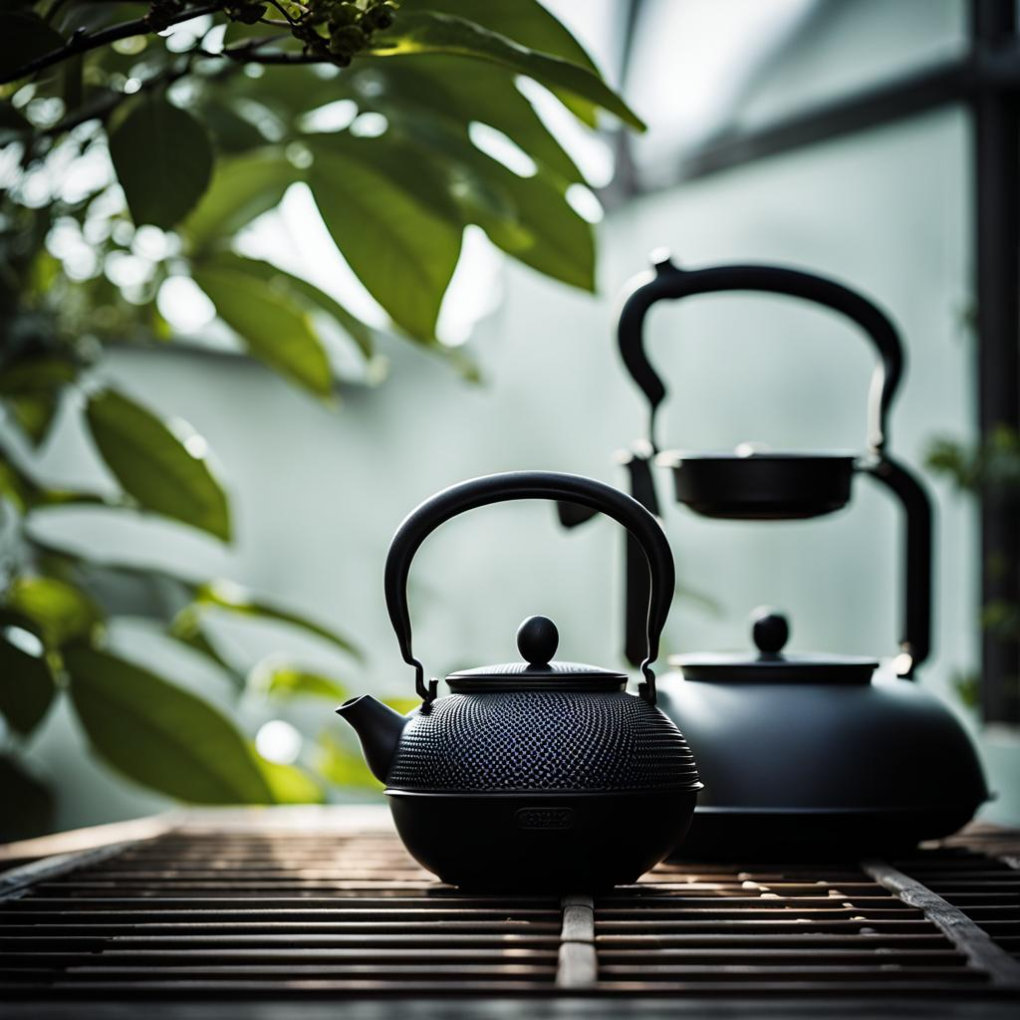 TOPTIER Japanese Cast Iron Teapot