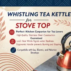 Whistling Tea Kettle for Stove Top