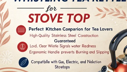 Whistling Tea Kettle for Stove Top