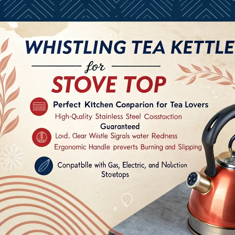 Whistling Tea Kettle for Stove Top