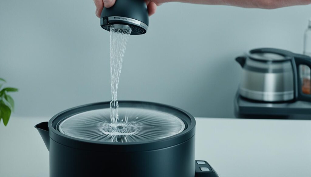 descaling electric tea kettle