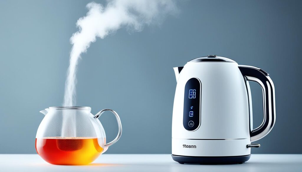 electric kettle with temperature control