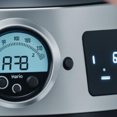 hario electric kettle temperature control