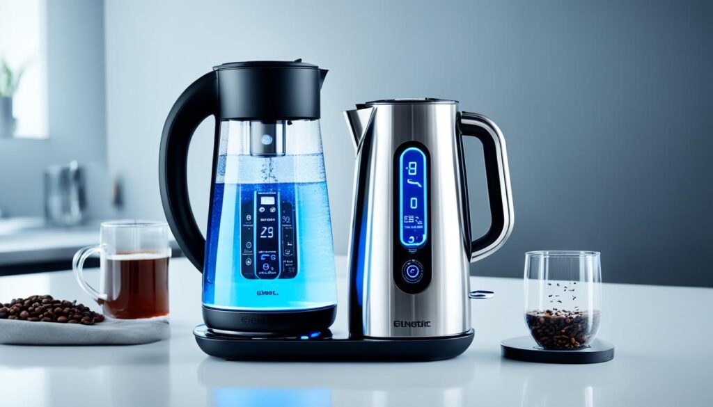 programmable electric kettle temperature control