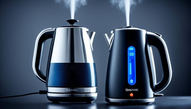 sleek design electric kettle temperature control