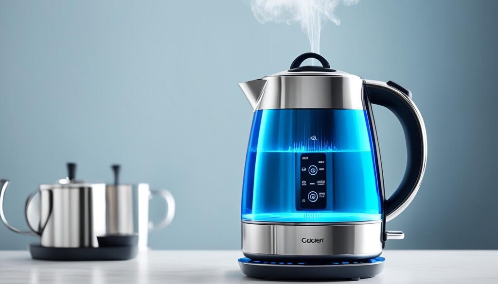 stylish kettle with precision control