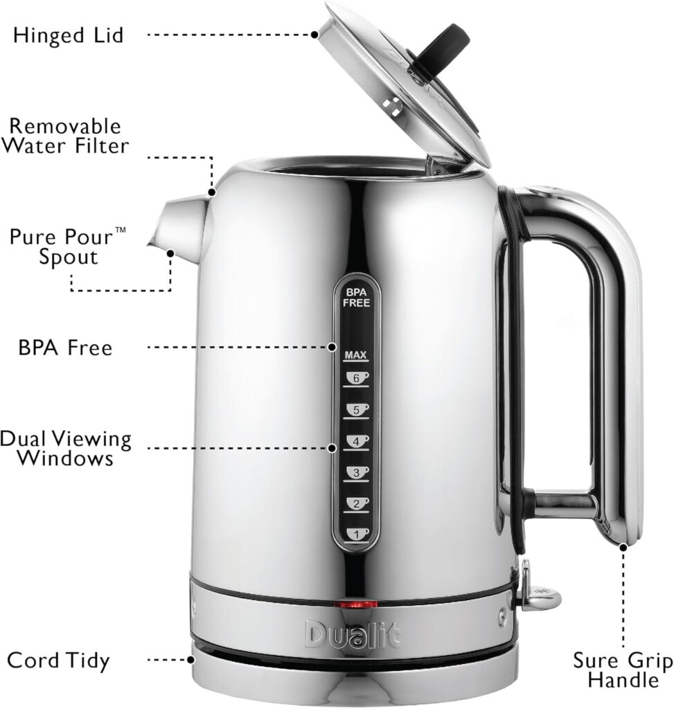 Dualit Classic Kettle Polished Stainless Steel