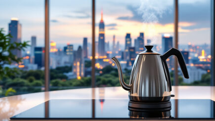 Stainless Steel Whistling Tea Kettle Stovetop