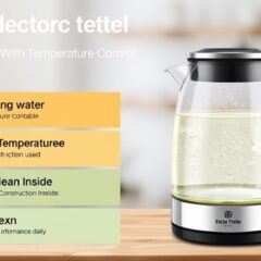 Glass Electric Tea Kettle With Temperature Control