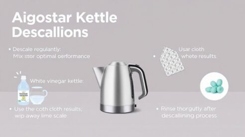 Aigostar Kettle Descaling Instructions