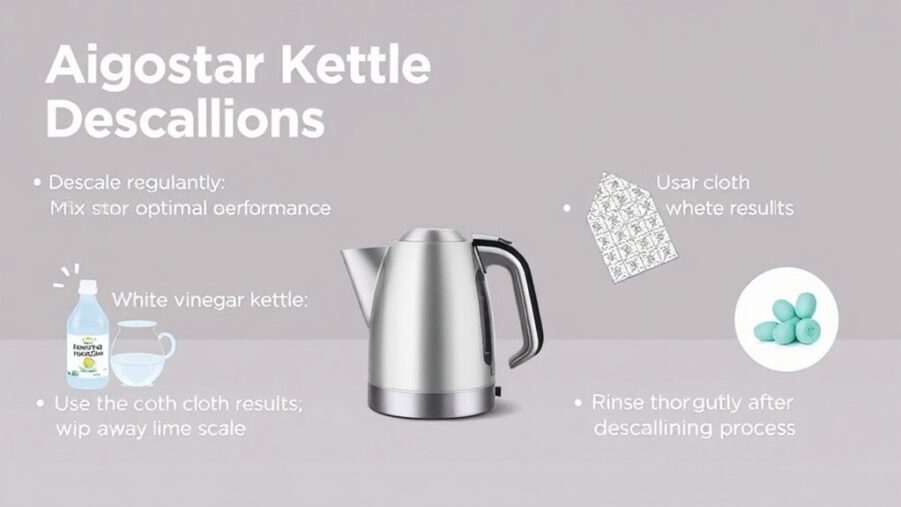 Aigostar Kettle Descaling Instructions