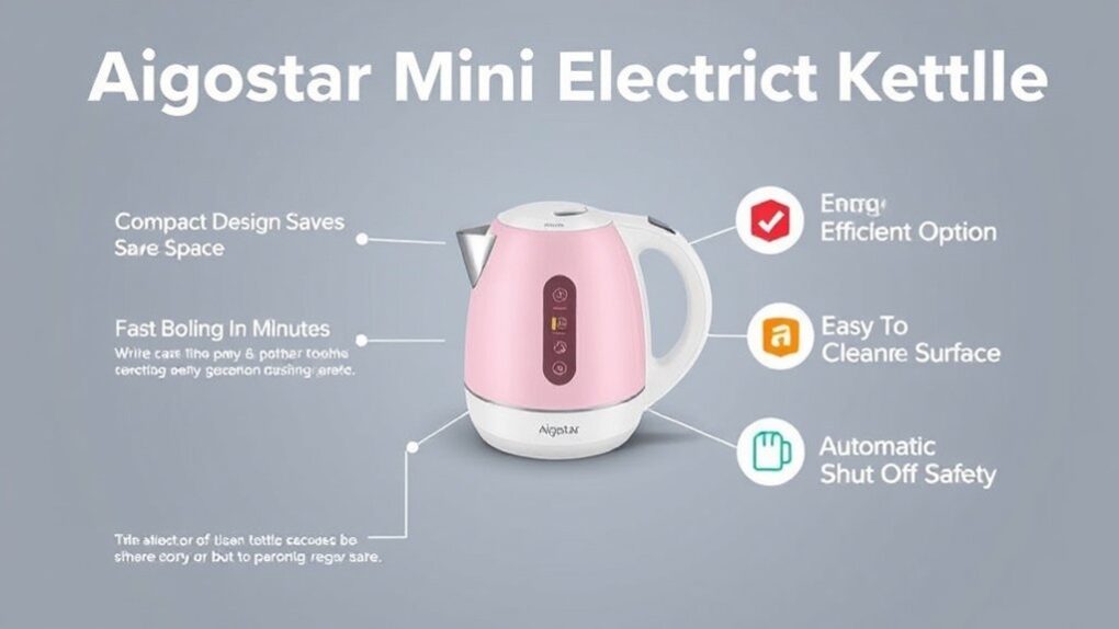 Aigostar Mini Electric Kettle