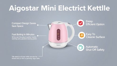 Aigostar Mini Electric Kettle