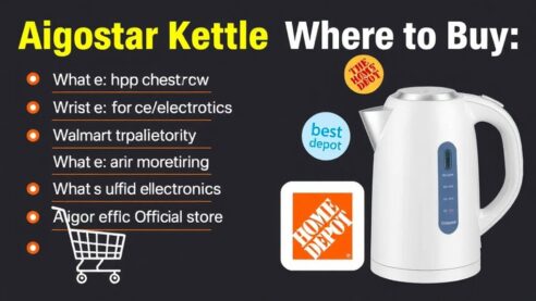 Aigostar Kettle Where to Buy