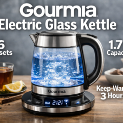 Gourmia Electric Glass Kettle