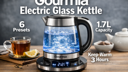 Gourmia Electric Glass Kettle