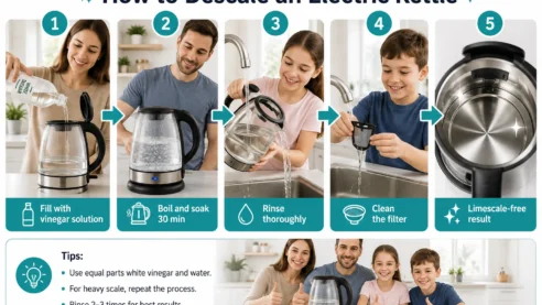 How to Descale and Clean an Electric Tea Kettle