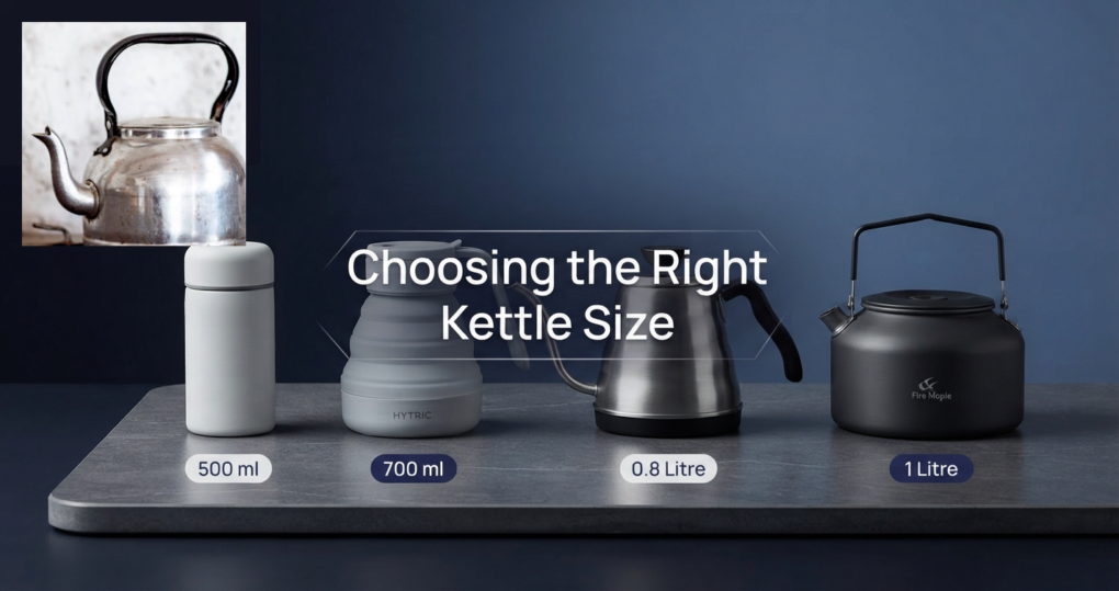 Portable Electric Kettle Size