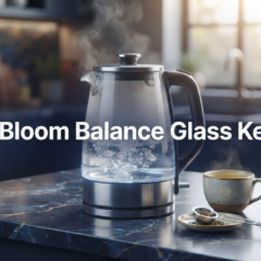 TeaBloom Balance Borosilicate Glass Kettle