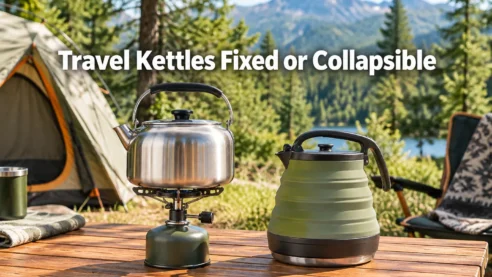 Travel Kettles Fixed or Collapsible For Camping