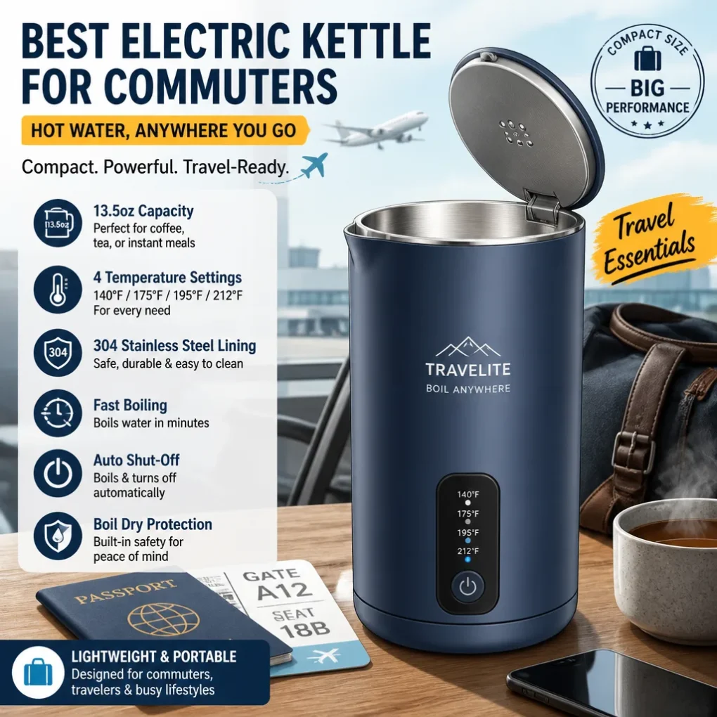 Best Electric Kettle for Commuters